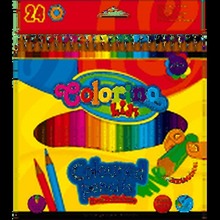 Kredki ołówkowe heksagonalne Colorino Kids  24 kolory