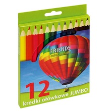 Kredki ołówkowe jumbo Grand 12 kolorów