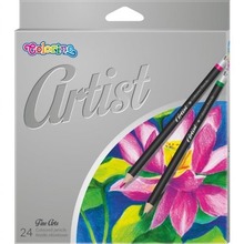 Kredki ołówkowe okrągłe Colorino Artist 24 kolory