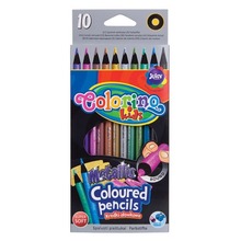 Kredki ołówkowe okrągłe metallic Colorino Kids 10 kolorów