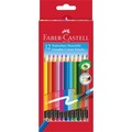 Kredki ołówkowe z gumką Faber-Castell 12 kolorów