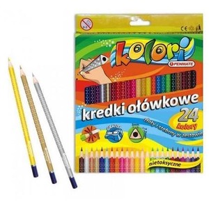 Kredki Premium Kolori 24 kolory PENMATE