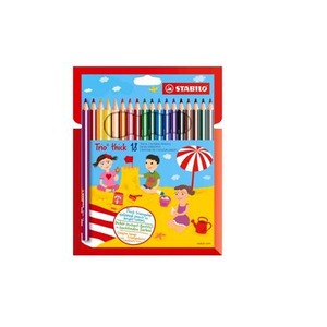 Kredki Trio 15+3 kolory etui STABILO