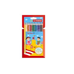 Kredki Trio etui 10+2 kolory STABILO