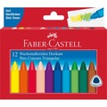 Kredki świecowe trójkątne Faber-Castell 12 kolorów