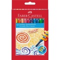 Kredki woskowe wykręcane Faber-Castell 12 kolorów
