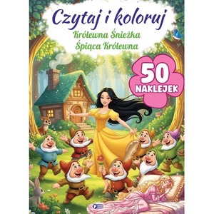 Królewna Śnieżka / Śpiąca Królewna. Czytaj i koloruj