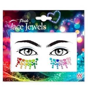 Kryształki na twarz - Kolorowe Pride