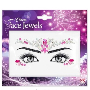 Kryształki na twarz - Różowe