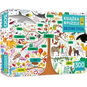 Książka i puzzle 300 elem Drzewo życia