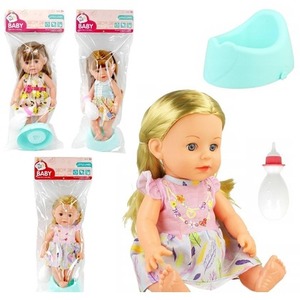 Lalka dziewczynka sikająca z nocnikiem MIX