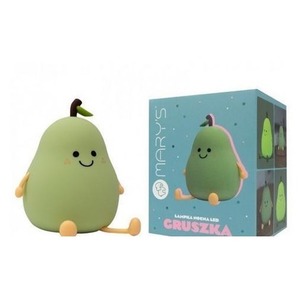 Lampka nocna LED gruszka zielona