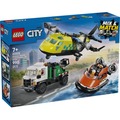LEGO City Zestaw z samolotem ciężarówką serwisową i poduszkowcem 60505