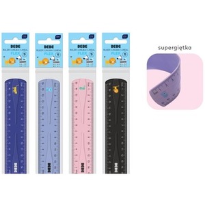 Linijka Flex 15cm Bebe Kids mix