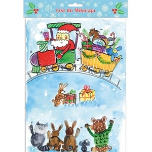 List do Mikołaja - Mikołaj z prezentem