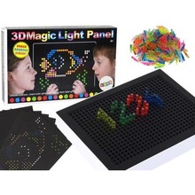 Magiczna tablica edu 3D podświetlana układanka
