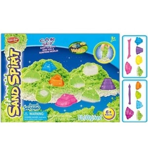 Magiczny piasek świecący w ciemności z formakami