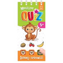 Magiczny quiz z małpką. Dotknij i sprawdź
