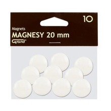 Magnes 20mm biały 10szt GRAND