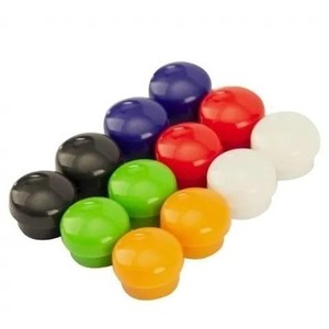 Magnes do tablic grzybek 15mm 12szt DELI