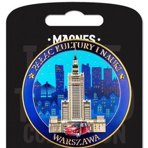 Magnes I love Poland Warszawa ILP-MAG-B-WAR-35