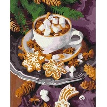 Malowanie po numerach - Aromatyczne kakao.. 40x50