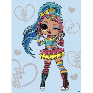 Malowanie po numerach IDEYKA 30x40cm L.O.L. Surprise! Tweens Emma