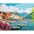 Malowanie po numerach Lato w Zatoce Kotorskiej