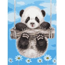 Malowanie po numerach - Panda na huśtawce 30x40cm
 EX5240