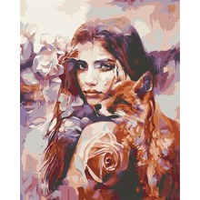 Malowanie po numerach - Portret Kobiety 30x40cm