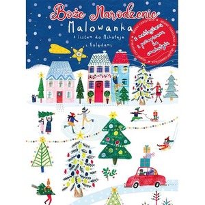 Malowanka Boże Narodzenie z listem do Mikołaja