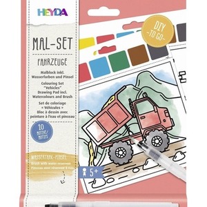 Malowanka wodna - Pojazdy