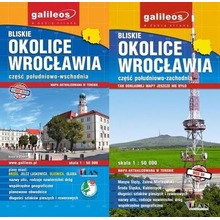 Mapa - Bliskie ok. Wrocławia cz. połud-wsch./zach.