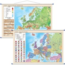 Mapa ścienna - polityczno-fiz. 1:12 000 000 Europa