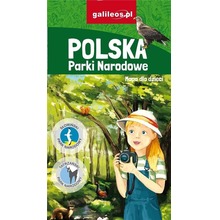 Mapa dla dzieci - Polska. Parki Narodowe