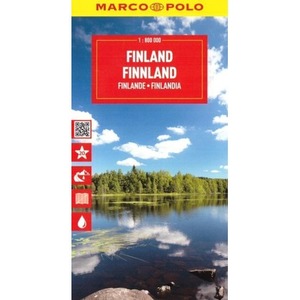 Mapa drogowa Finlandia 1:180 000