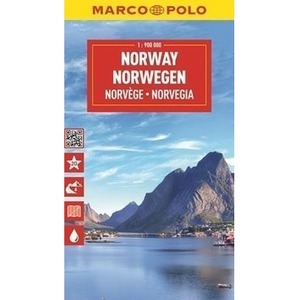 Mapa drogowa Norwegia 1:900 000