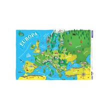 Mapa europu dla dzieci Podkładka na biurko