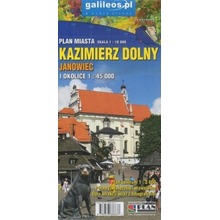 Mapa - Kaziemirz Dolny i okolice 1:45 000