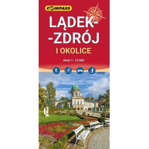 Mapa - Lądek Zdrój i okolice 1:15 000