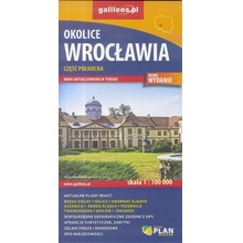 Mapa - Okolice Wrocławia cz. północna 1:100 000