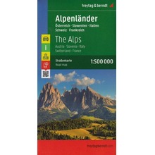 Mapa samochodowa - Alpy - Austria.. 1:500 000