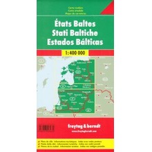 Mapa samochodowa - Kraje Bałtyckie 1:400 000