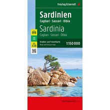 Mapa Sardynia Cagliari 1:150 000