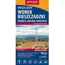 Mapa tur. - Worek Bieszczadzki, Tarnica... w.2022