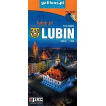 Mapa turystyczna - Lubin, Powiat Lubiński w.2022