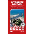 Mapa turystyczna Wybrzeże Bałtyku 2 Mrzeżyno Kołobrzeg Jarosławiec 1:50 000