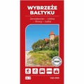 Mapa turystyczna Wybrzeże Bałtyku 3 Jarosławiec Ustka Łeba 1:50 000