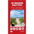 Mapa turystyczna Wybrzeże Bałtyku 4 Karwia Władysławowo Hel Gdynia  1:50 000