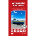 Mapa turystyczna Wybrzeże Bałtyku 5 Gdańsk Gdynia Sopot Mierzeja Wiślana 1:50 000